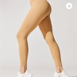 Carbon 38 ribbed regular rise 7/8 legging M